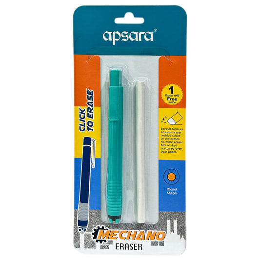 Apsara Mechano Eraser | Click Mechanism Eraser |With 1 Eraser