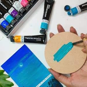 BRUSTRO Artists Gouache Colour | Set of 12 Colours | 12ml Tubes
