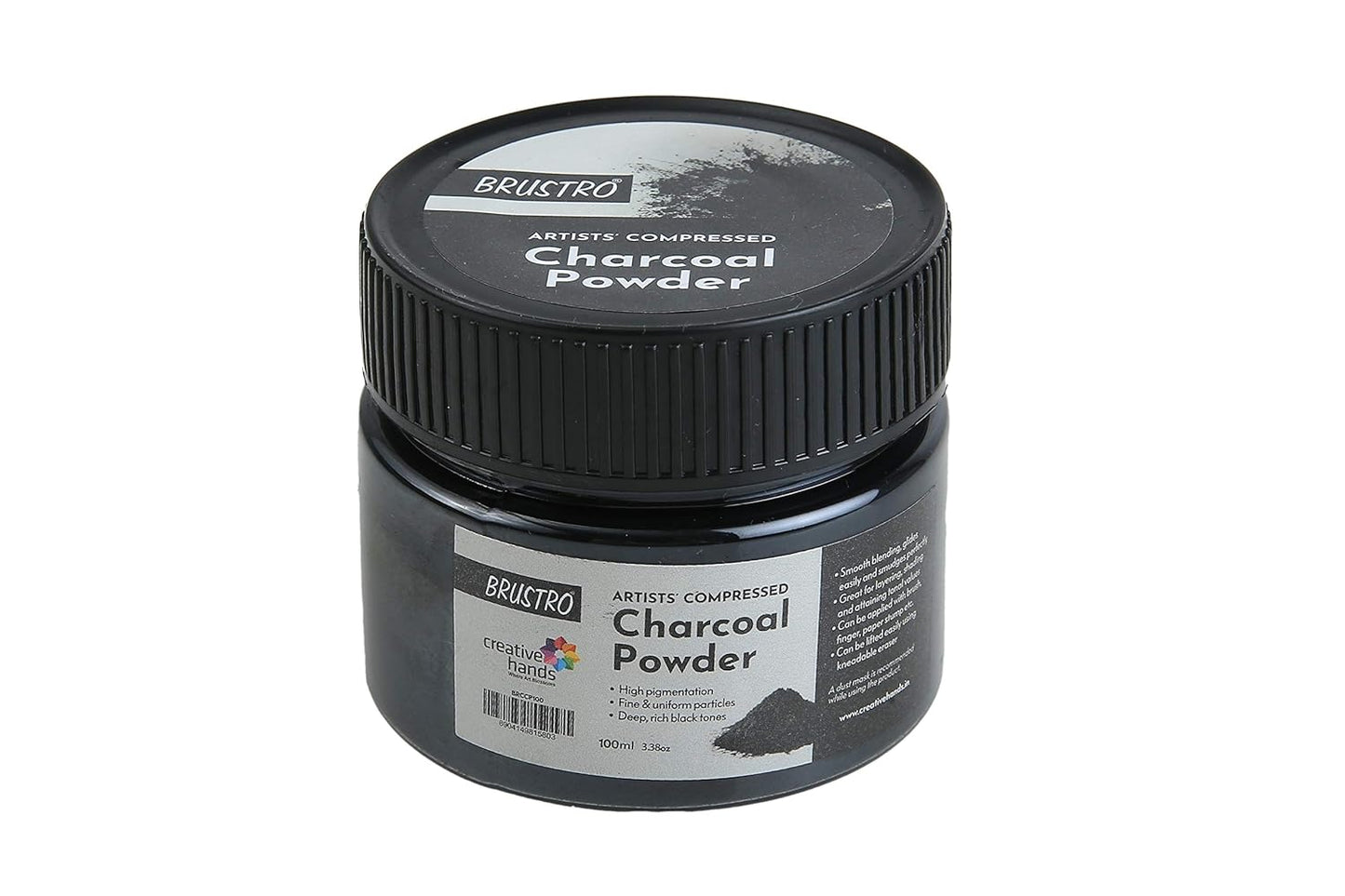 BRUSTRO Artists Compressed Charcoal Powder | 100ml