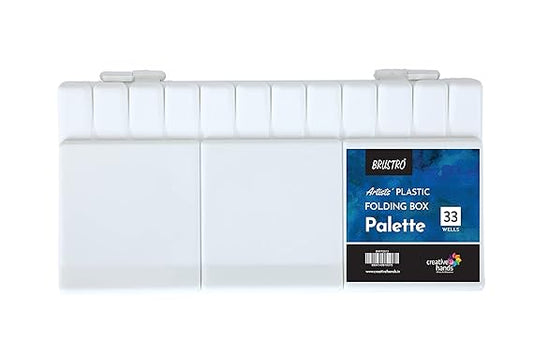 Brustro Artist's Plastic Folding Box Palette