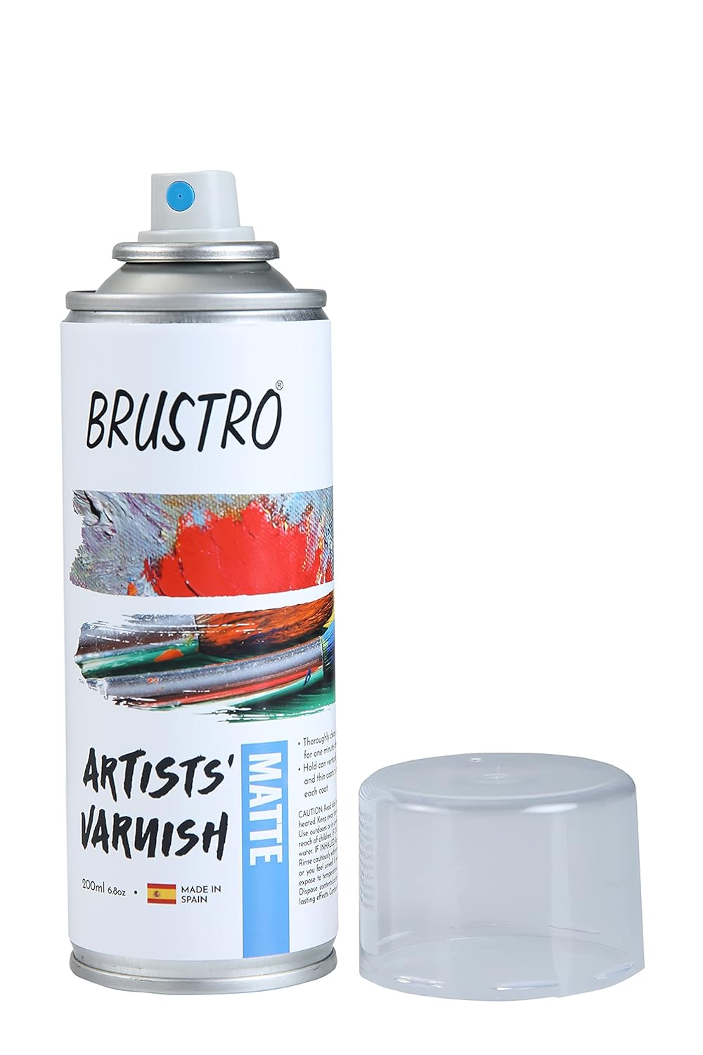 Brustro Artist's Varnish Spray | Matte Finish | 200ML | Perfect Coating on Acrylic Painting, Watercolours, Oil Paints,