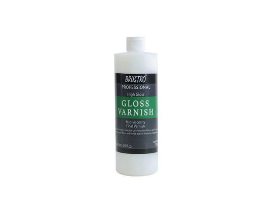 Brustro Professional High Gloss Varnish | 200ml | 500ml | 1000ml | Perfect Coating on Acrylic Painting,