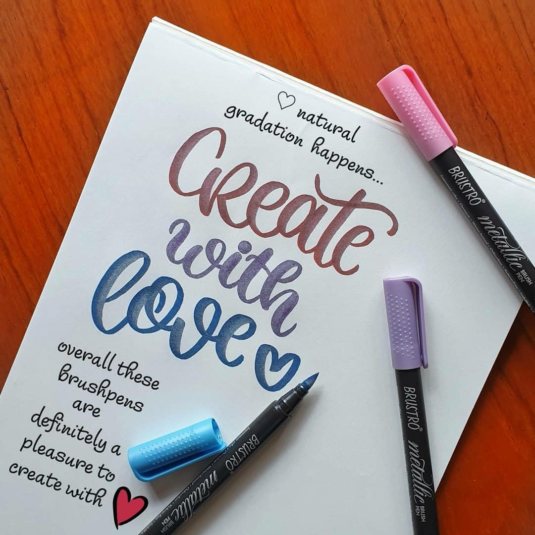 Brustro Metallic Markers Set | 10 Shades | Metallic Shades