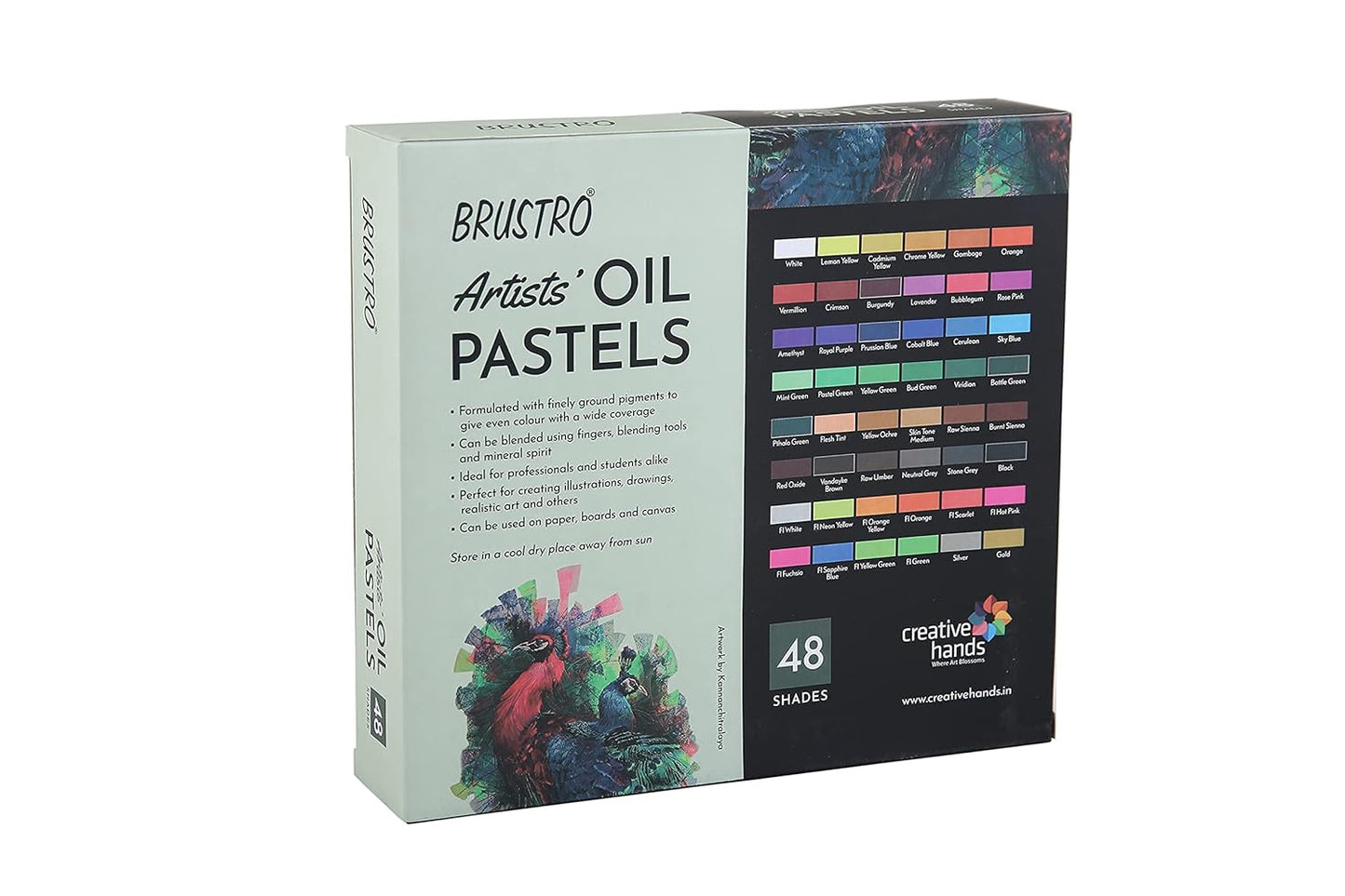 BRUSTRO Artists Oil Pastels | 48 Shades |