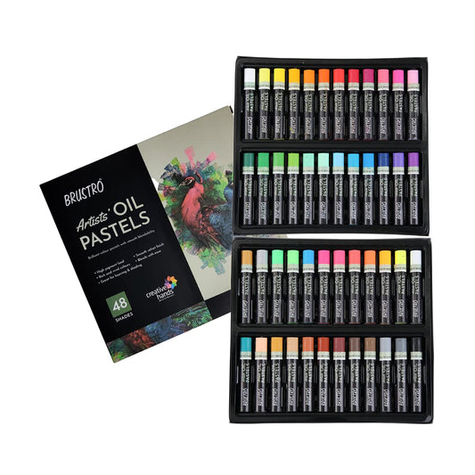 BRUSTRO Artists Oil Pastels | 48 Shades |
