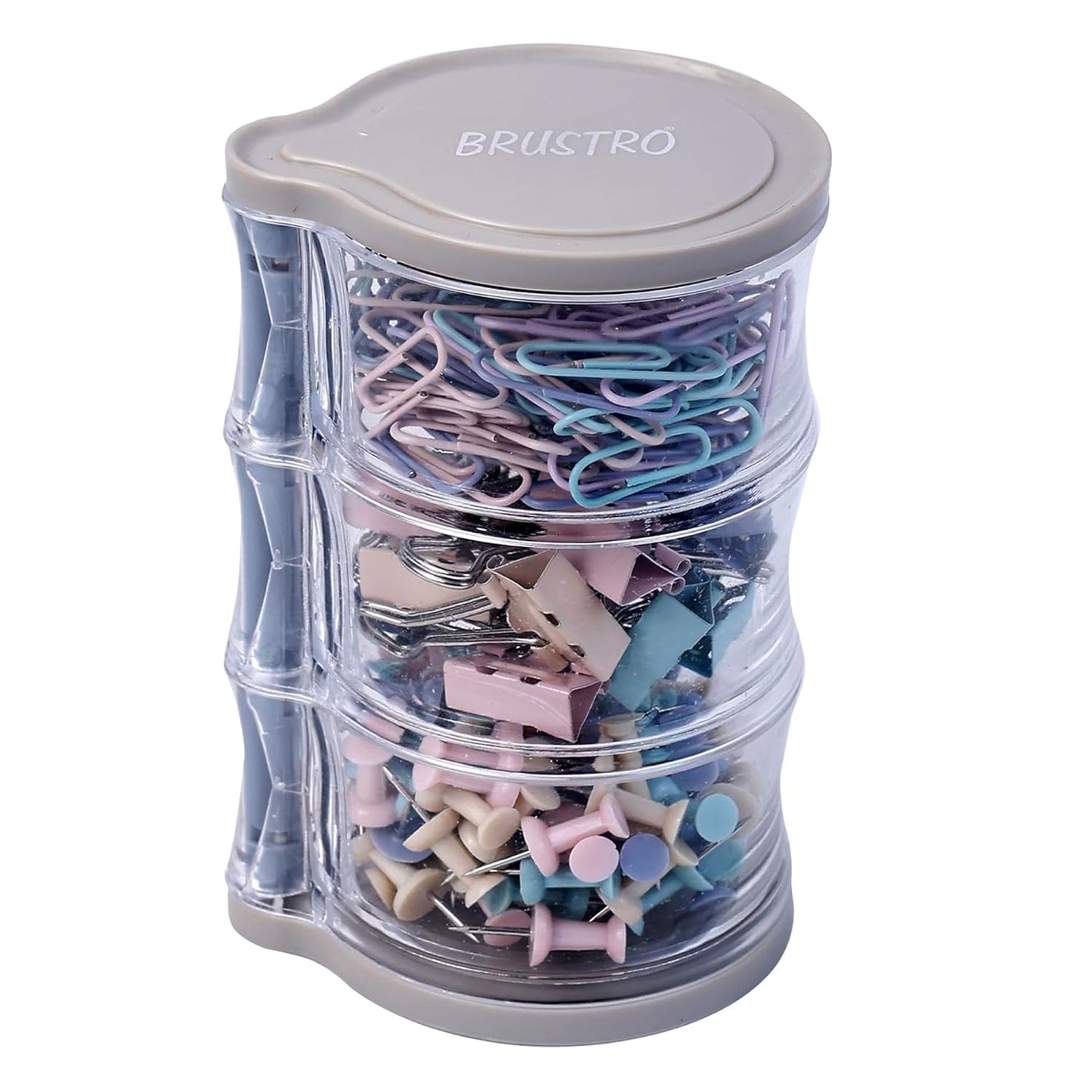BRUSTRO Deskmate Rotational Clip Box