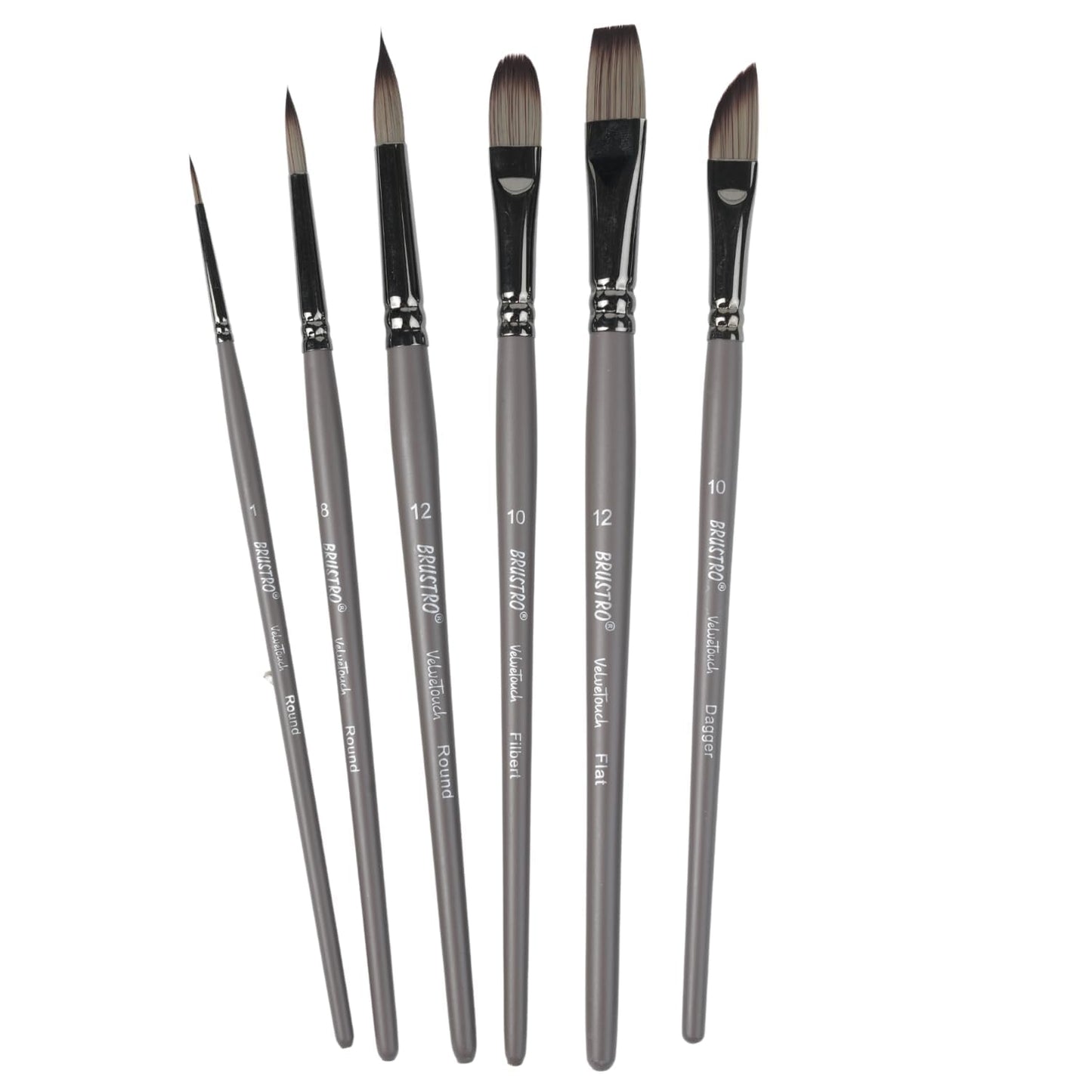 Brustro Artist Velve Touch Brushes | Set of 6
