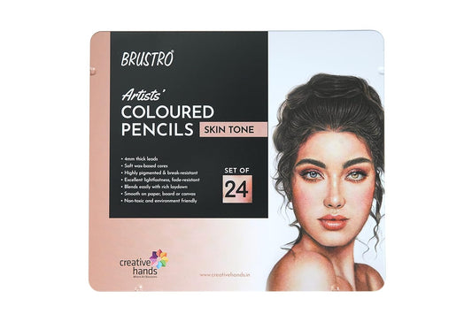 BRUSTRO Artist's Colour Pencil Skin Tone | Set of 24