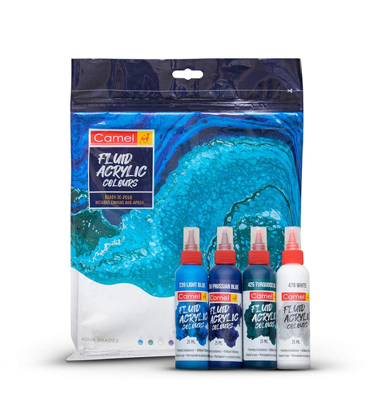 Camel Fluid Acrylic Kit | Aqua Series