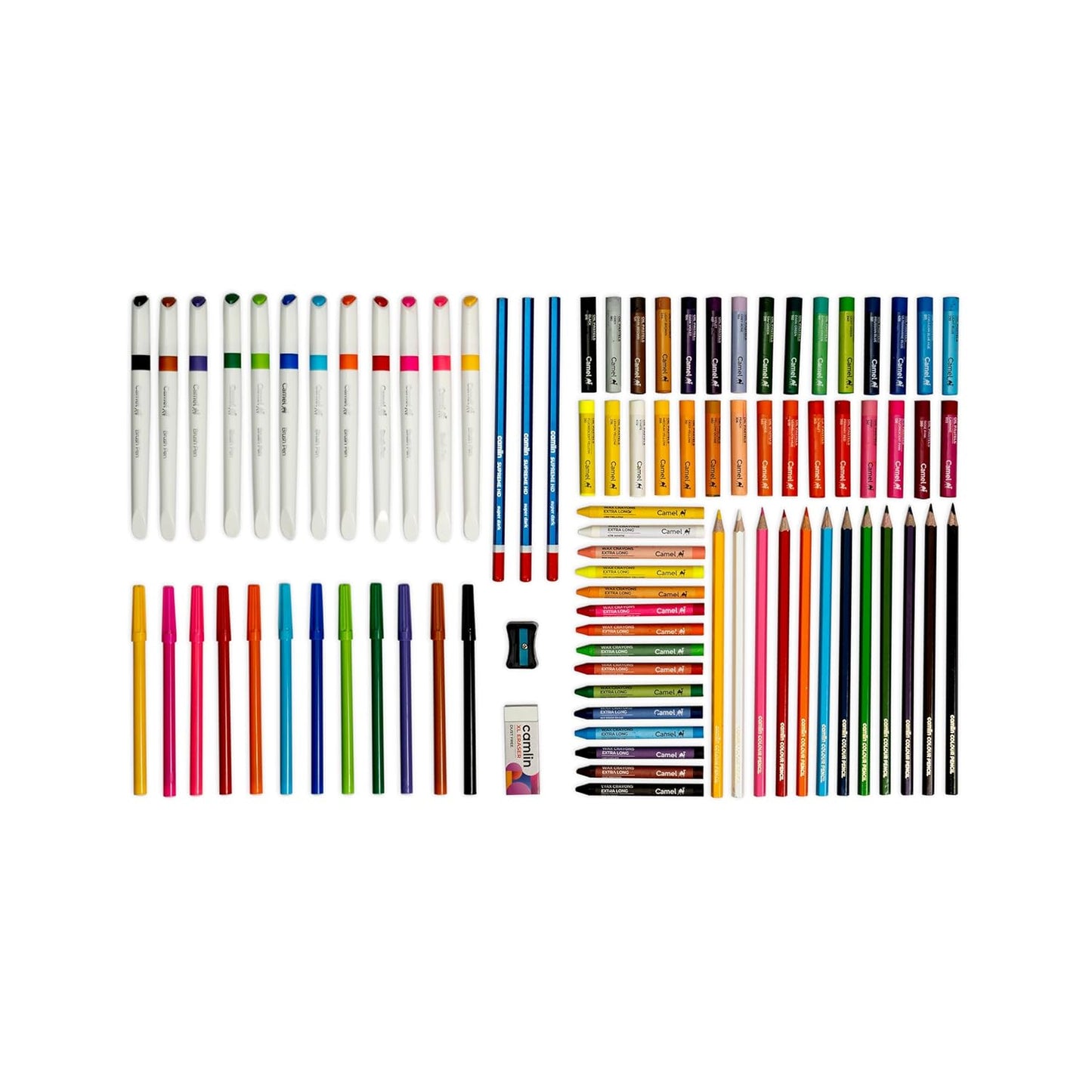 Camel Art Studio Set | Reusable Briefcase Pack