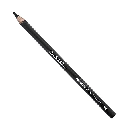 Conte a Paris Shading Pencil | Individual | 2B | Black