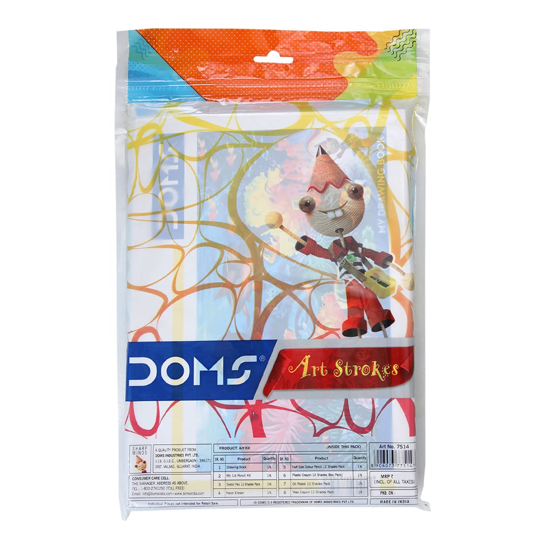 Doms Art Strokes Kit | Perfect Value Pack | Pack of 1
