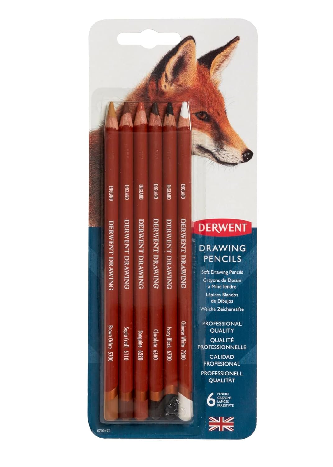 Derwent Drawing Colouring Pencils | Set of 6