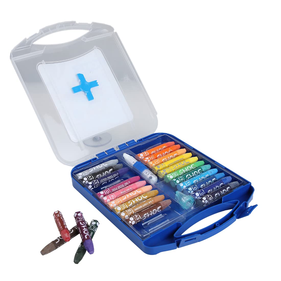 Doms 25 Shades Oil Pastels | Comes In Hard Plastic Case | Pack of 1