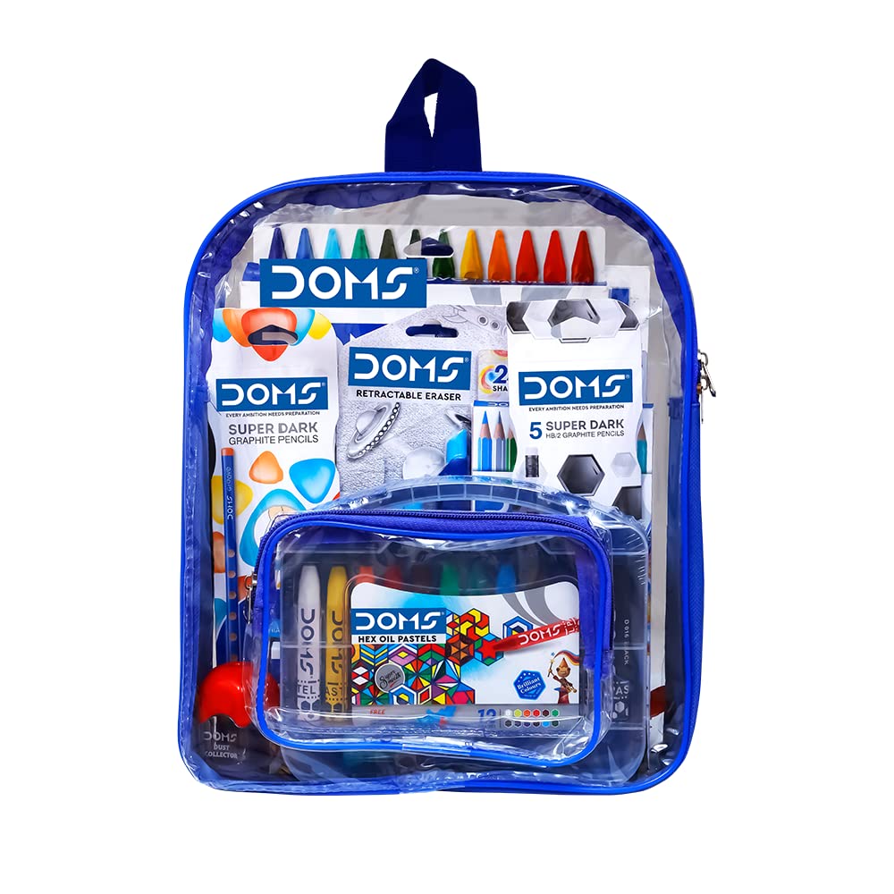 Doms Smart Kit | Comes With Transparent Zipper Bag |