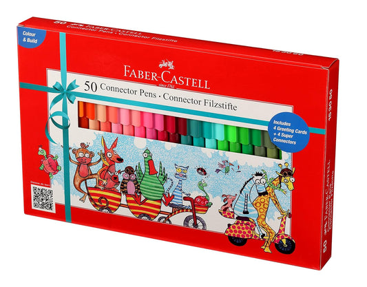 Faber-Castell Connector Pens Set | 50 Color Pens