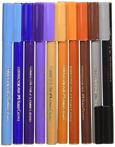 Faber-Castell Connector Pens Travel Case | Multicolor | Metal Case