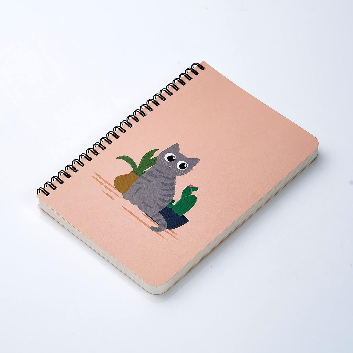 FACTOR NOTES Spiral-Bound Notebook: 100 GSM | A5 | 144 Pages | Plain
