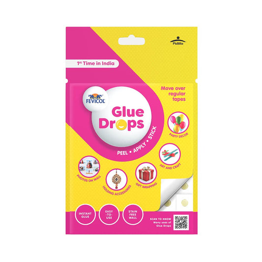 Fevicol Mr Multi Use Glue Drops  (24 dots in a single pack) Pack of 5
