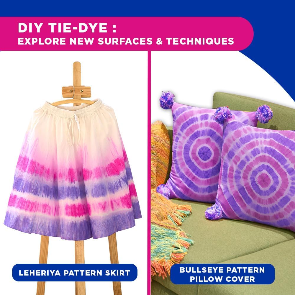 Fevicryl Tie Dye kit| Complete DIY Fabric Colour Kit