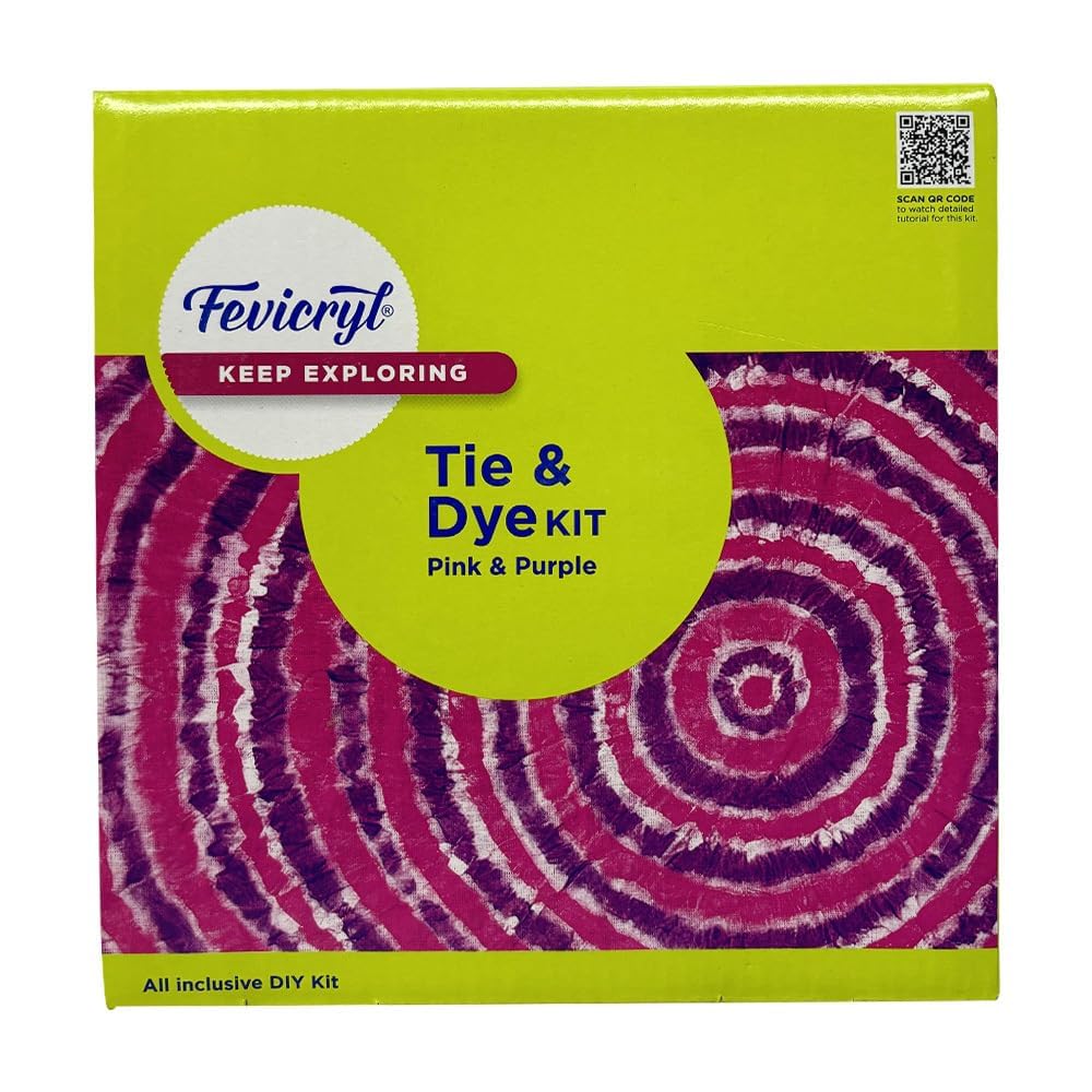 Fevicryl Tie Dye kit| Complete DIY Fabric Colour Kit