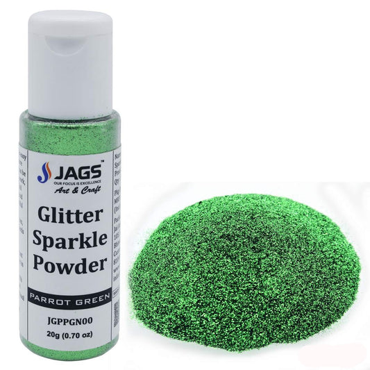 Jags Glitter Powder | Green |  20gm