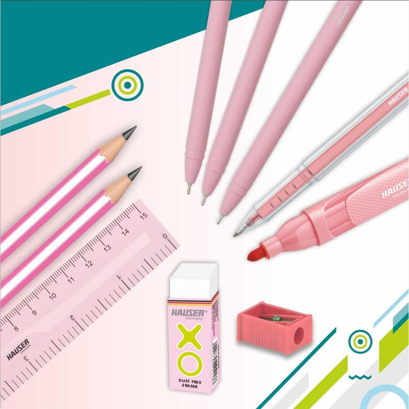 Flair Hauser XO Writing Stationery Kit | A Complete Writing Kit | Gift Set | Set of 10 - Color May Vary
