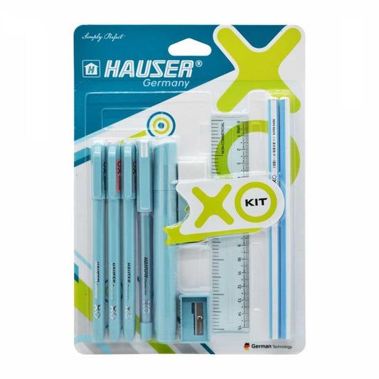 Flair Hauser XO Writing Stationery Kit | A Complete Writing Kit | Gift Set |  Set of 10 - Color May Vary