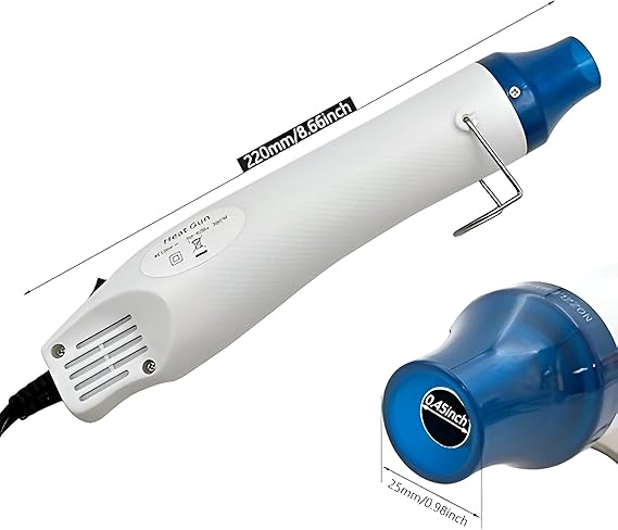 Bubble Buster Tool Mini Heat Gun – 300 Watt Dual-Temperature