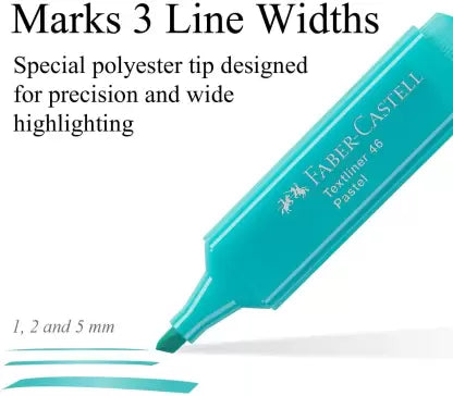 Faber Castell Highlighter Set | Pastel Shades | Set of 5