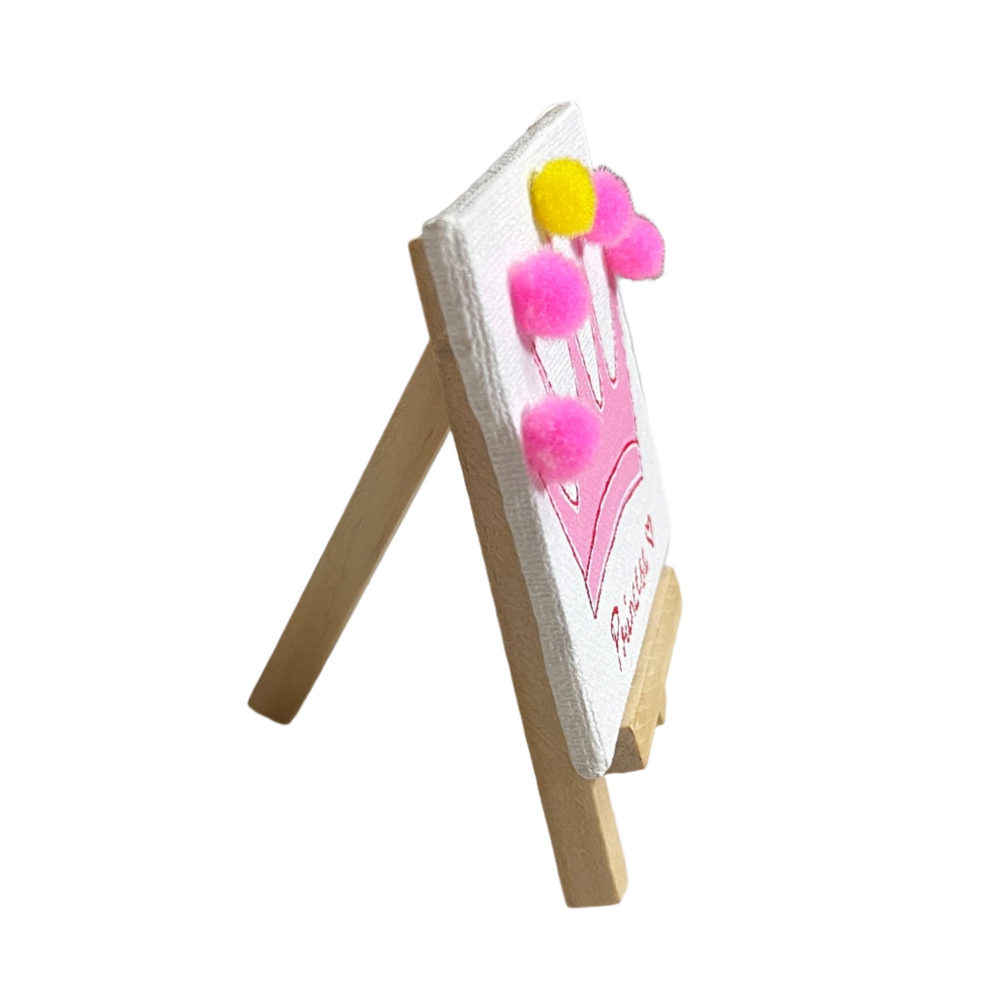 Mini Canvas Painting with Easel Stand