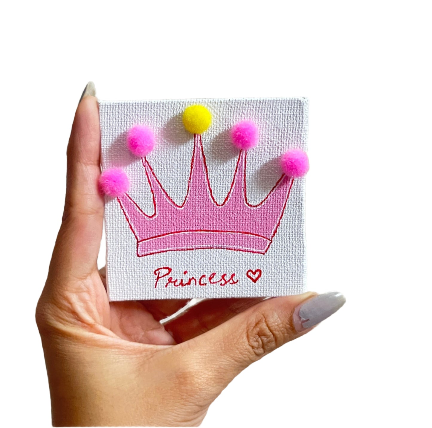 Mini Canvas Painting with Easel Stand