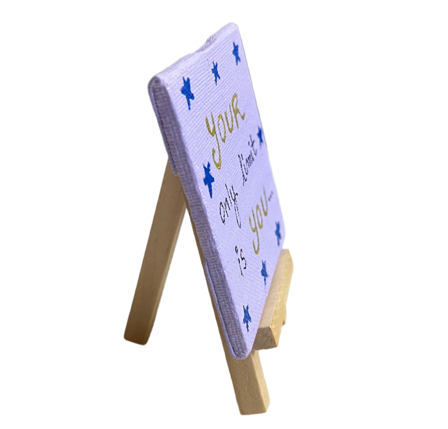 Mini Canvas Painting with Easel Stand