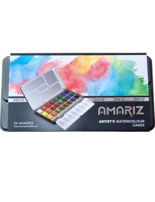 Doms Amariz Artist's Water Colour Cakes | 24 Shades