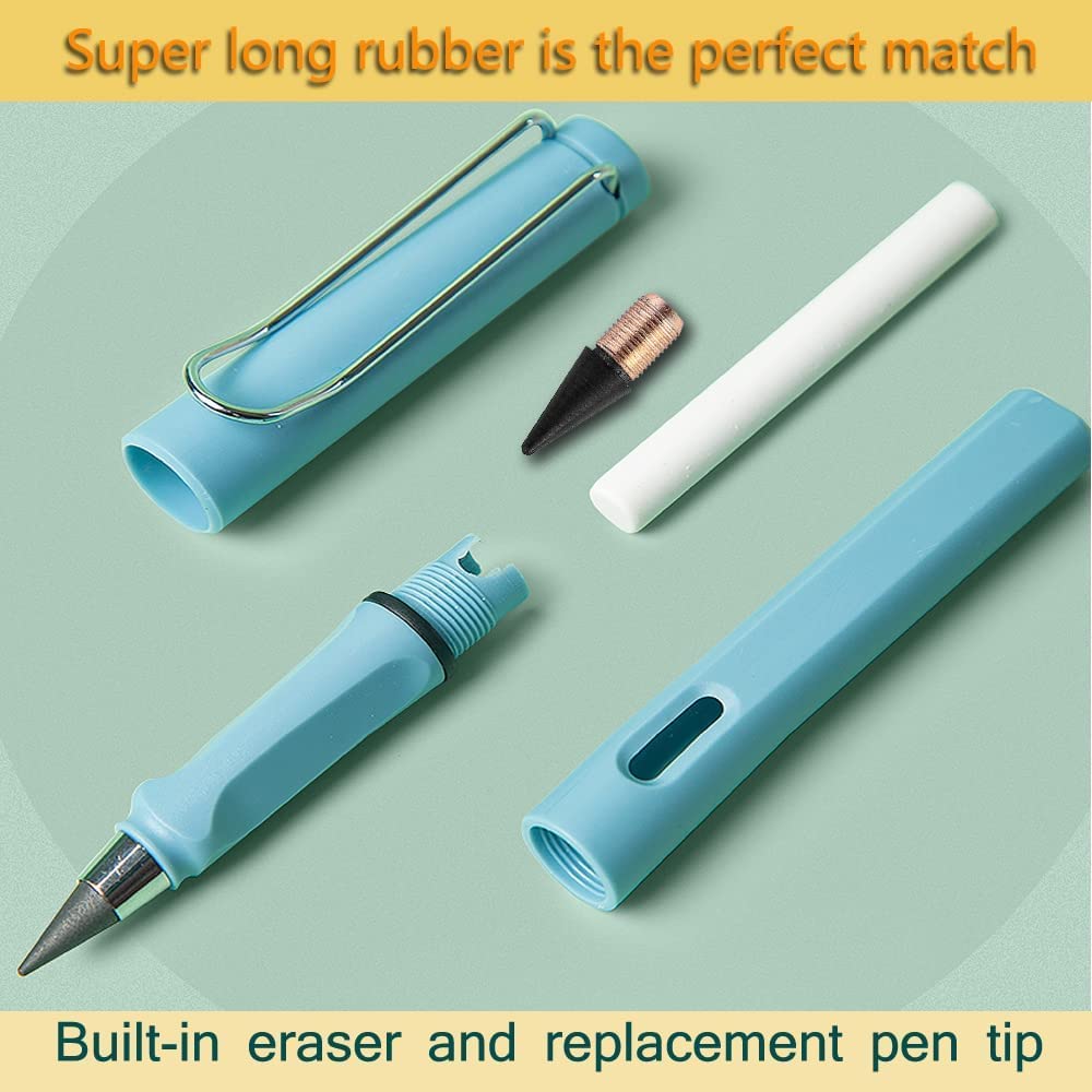 Infinite Pencil With Eraser | Portable Reusable Erasable Writing Pencil | One Piece
