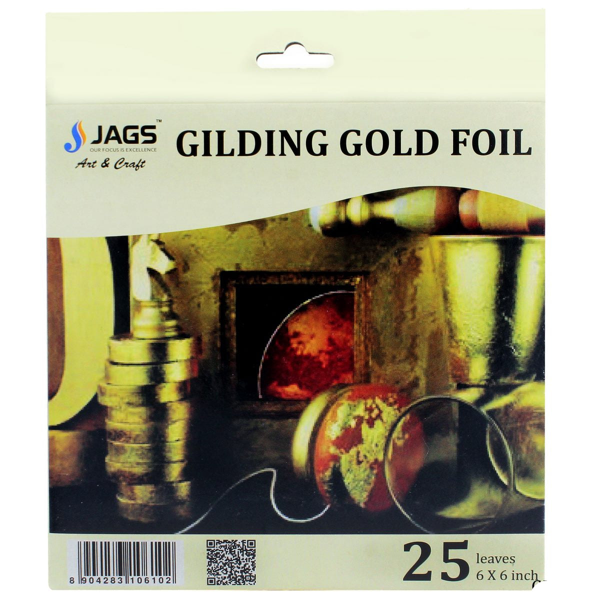 Jags Gilding Gold Foil | 6 x 6 inch