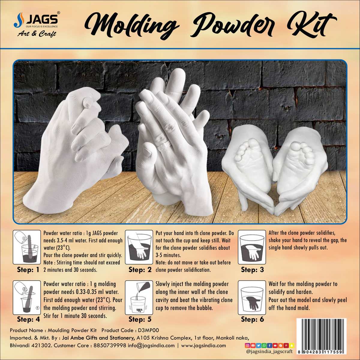 Jags Molding-Casting Powder Kit