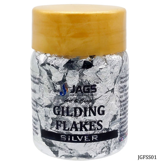 JAGS Silver Foil Bottle | Silver flakes | 9gm