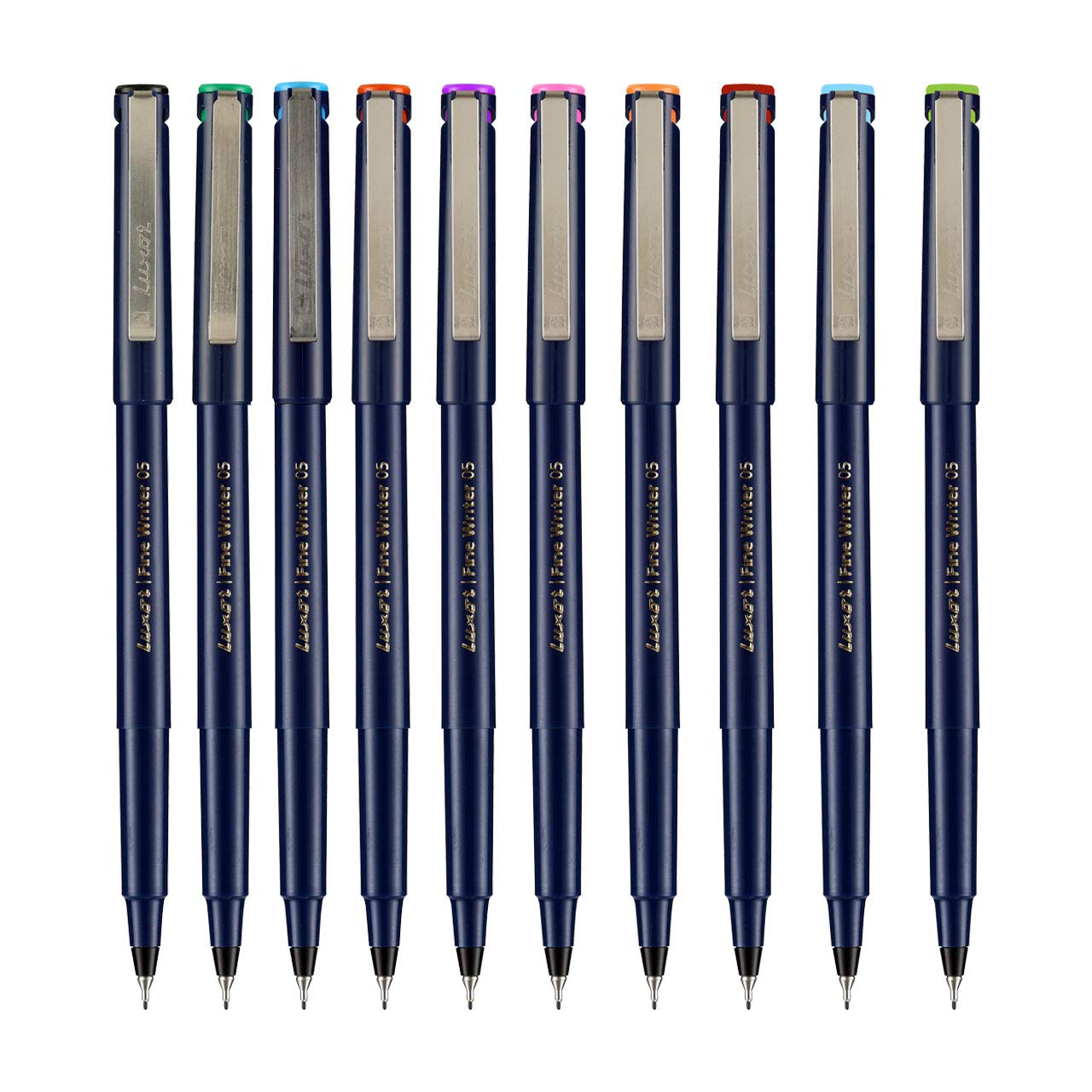 Luxor Finewriter 05 | Pack 0f 10 | Multicolour
