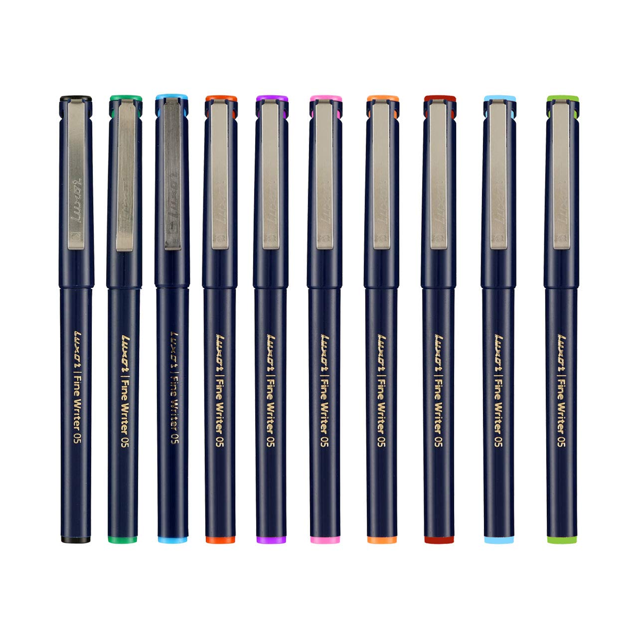 Luxor Finewriter 05 | Pack 0f 10 | Multicolour