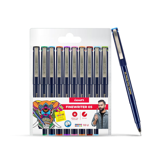 Luxor Finewriter 05 | Pack 0f 10 | Multicolour