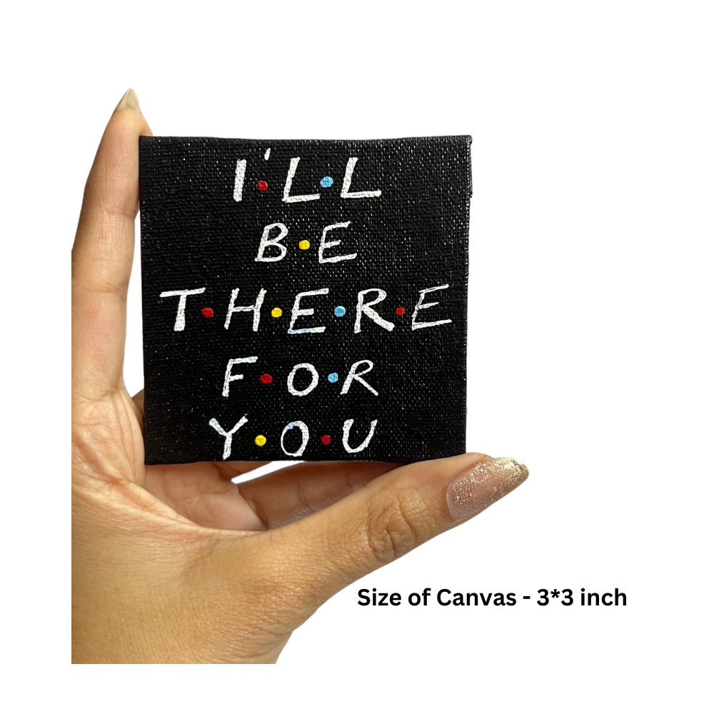 Mini Canvas Painting – "F.R.I.E.N.D.S"