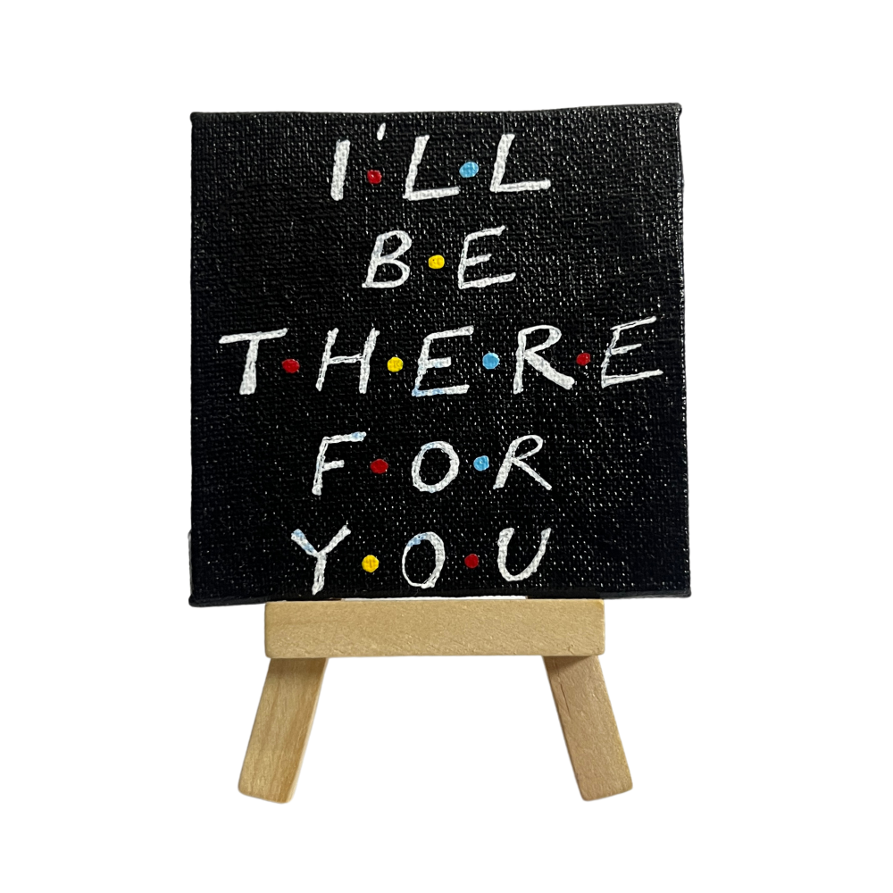 Mini Canvas Painting – "F.R.I.E.N.D.S"