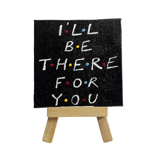 Mini Canvas Painting – "F.R.I.E.N.D.S"