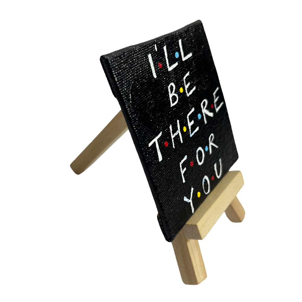Mini Canvas Painting – "F.R.I.E.N.D.S"