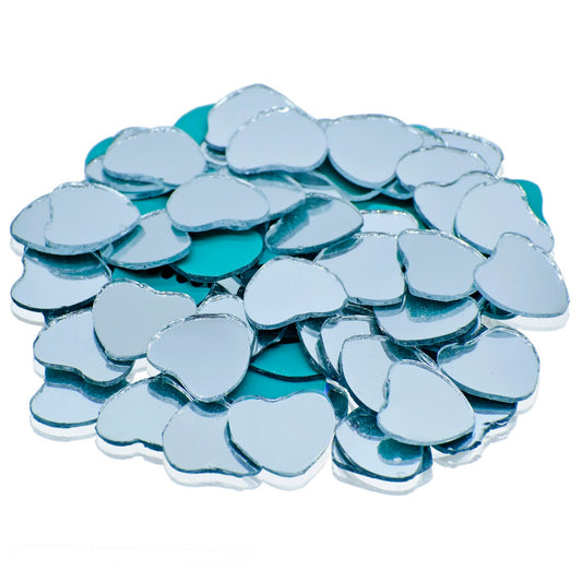 Jags DIY, Art & Craft Mirrors | Lippon & Mandala Art Mirrors | Medium Heart Shape | 50gm