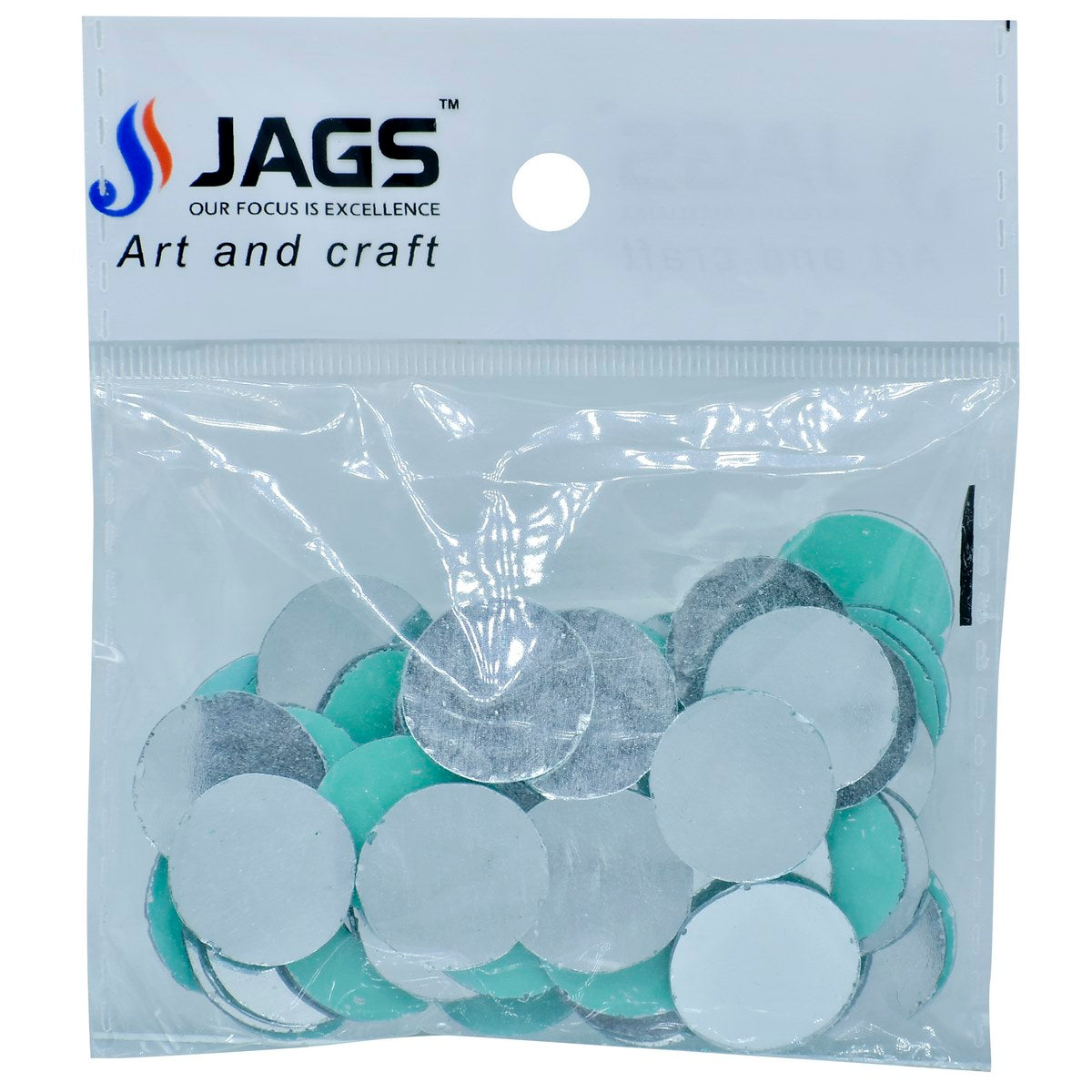 Jags DIY,Art & Craft Mirrors | Lippon & Mandala Art Mirrors | Big Round Shape | 50gm |