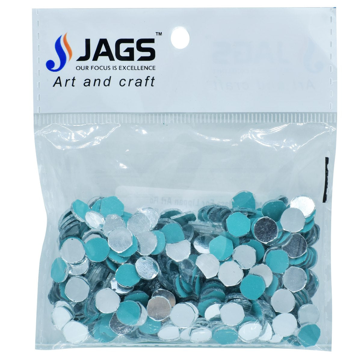 Jags DIY, Art & Craft Mirrors | Lippon & Mandala Art Mirrors | Small Round Shape | 50gm |