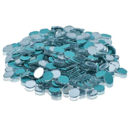 Jags DIY,  Art & Craft Mirrors | Lippon & Mandala Art Mirrors |  Small Round Shape | 50gm |