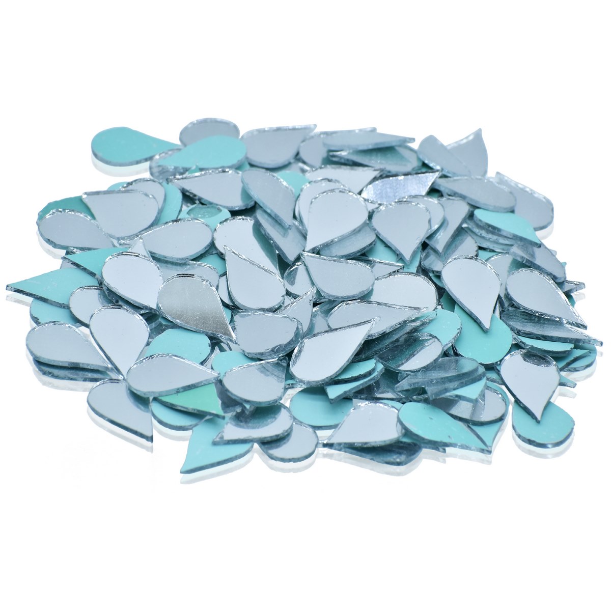 Jags DIY, Art & Craft Mirrors | Lippon & Mandala Art Mirrors | Medium Art Drop Shape | 50gm |